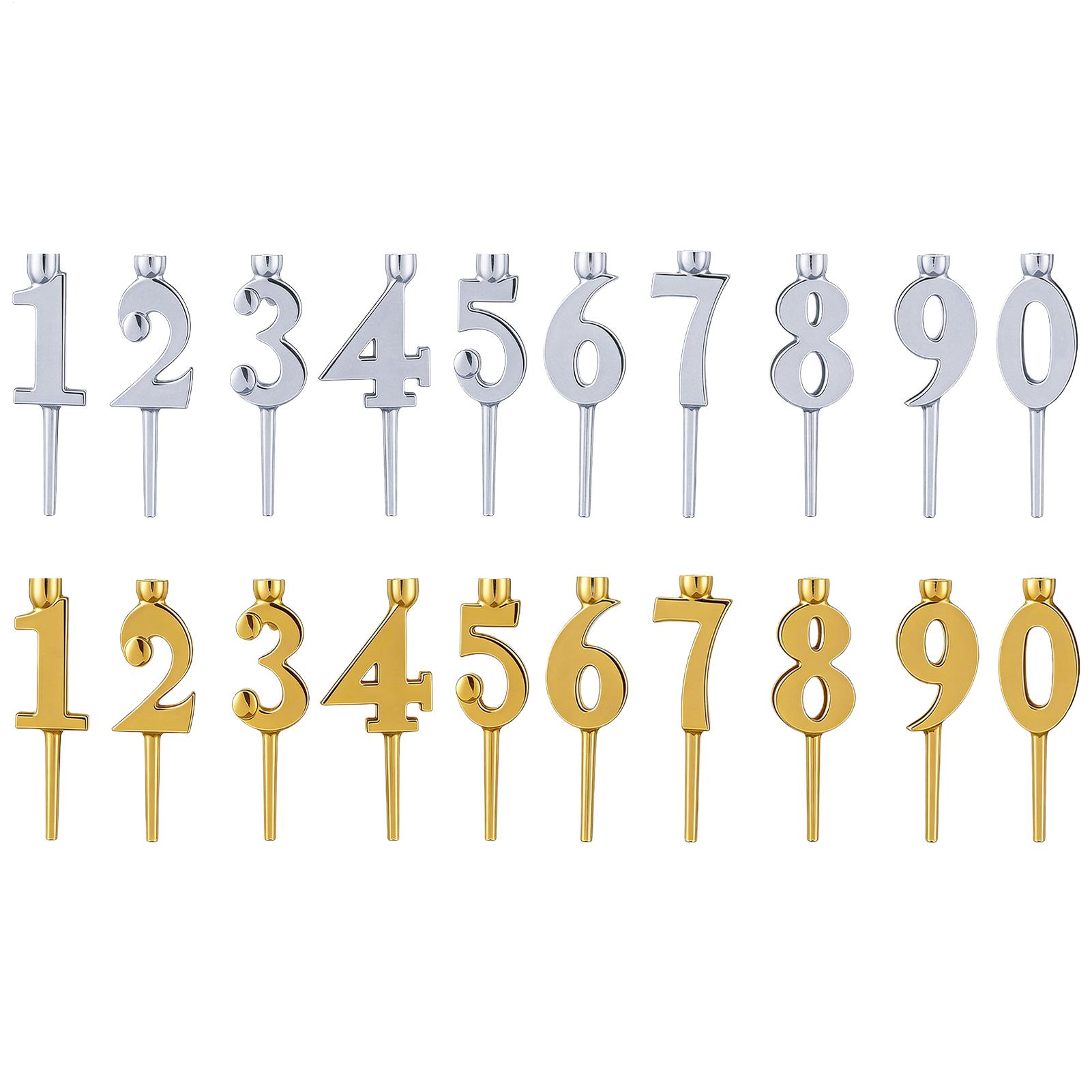 Candle Supplies Free Shipping - Number Birthday Candle Holders for Cake