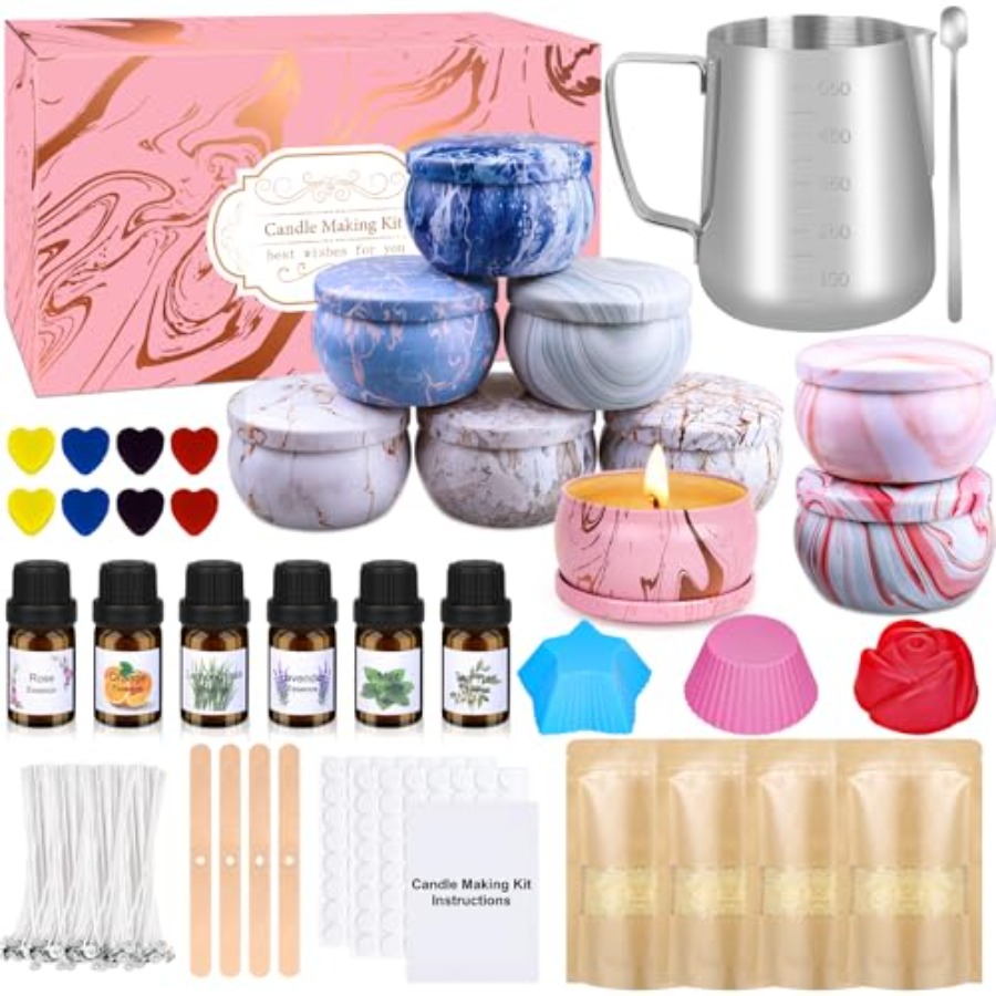 Candle Supplies Jars - Candle Making Kits for Adults, Candle