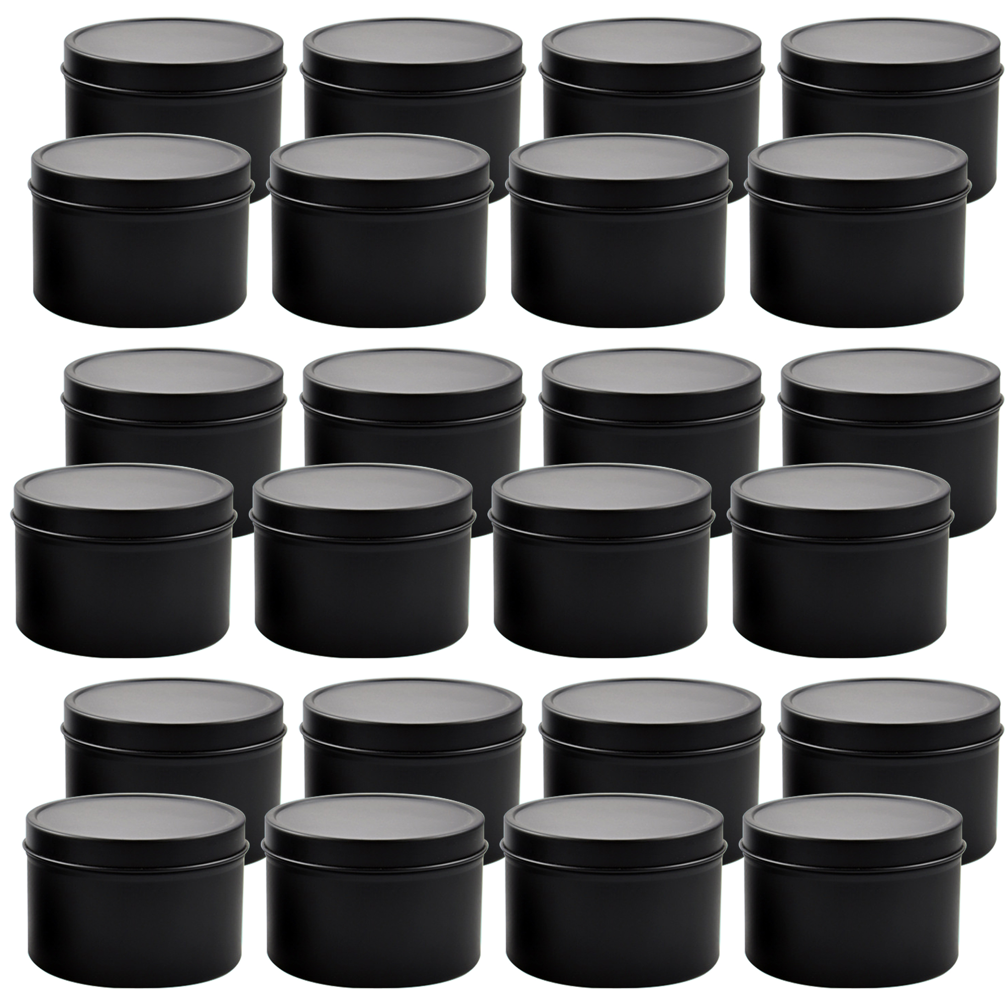 Candle Making Supplies Jars - 4oz/ 8oz Candle tins with lids,Christmas