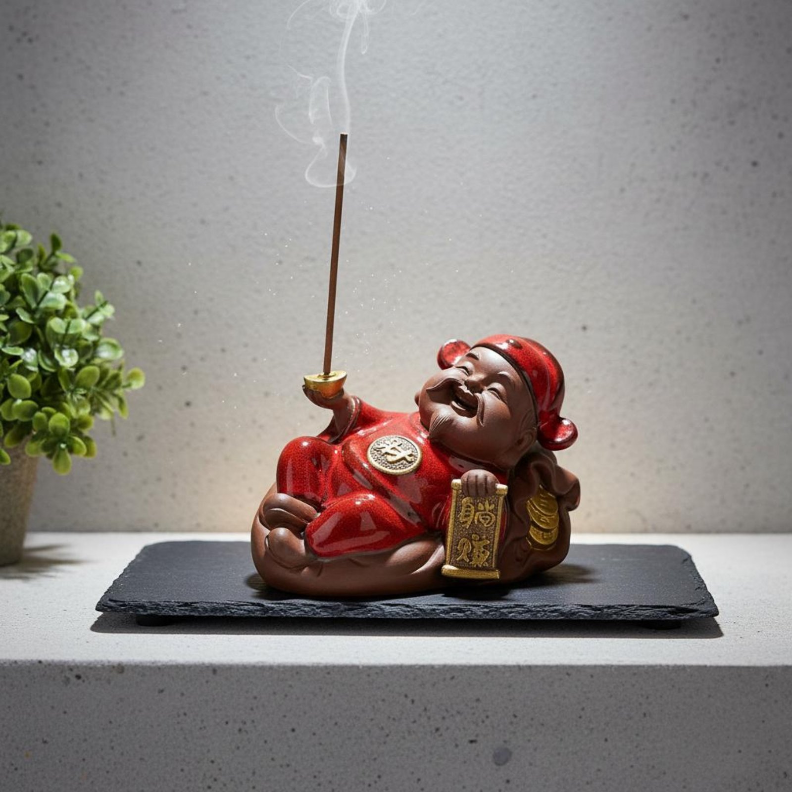 Candle Fragrance Supplies - God of Wealth Fragrance Stick Holder