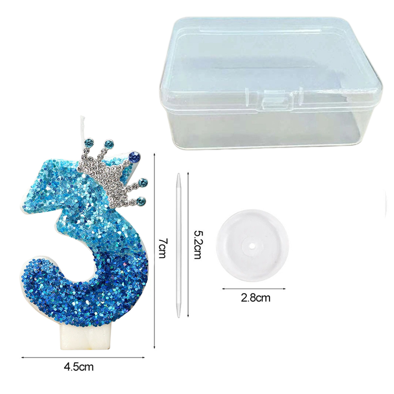 Creative Peacock Blue Crown Di – обзор и цена Candle Supplies Free Shipping