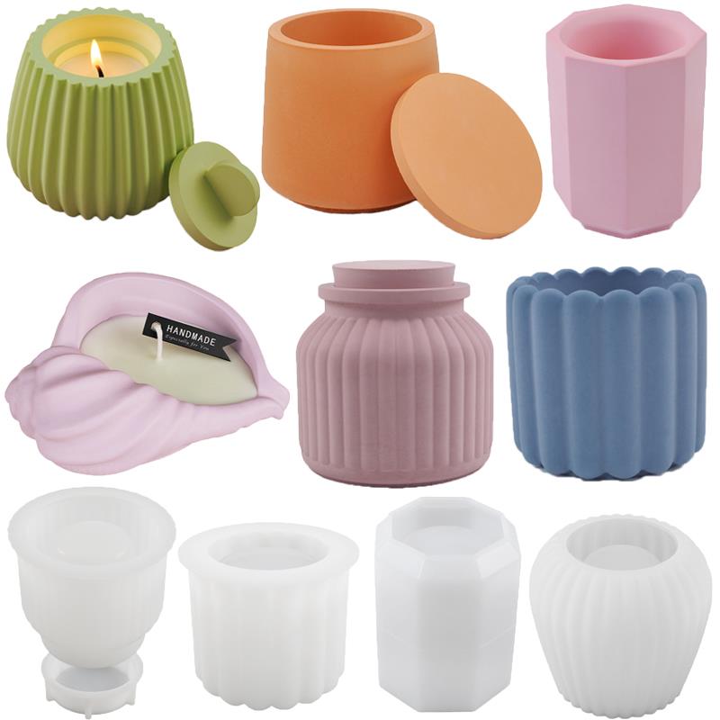 Plaster Cup Scented Candle Sil – обзор и цена Candle Making Supplies Jars