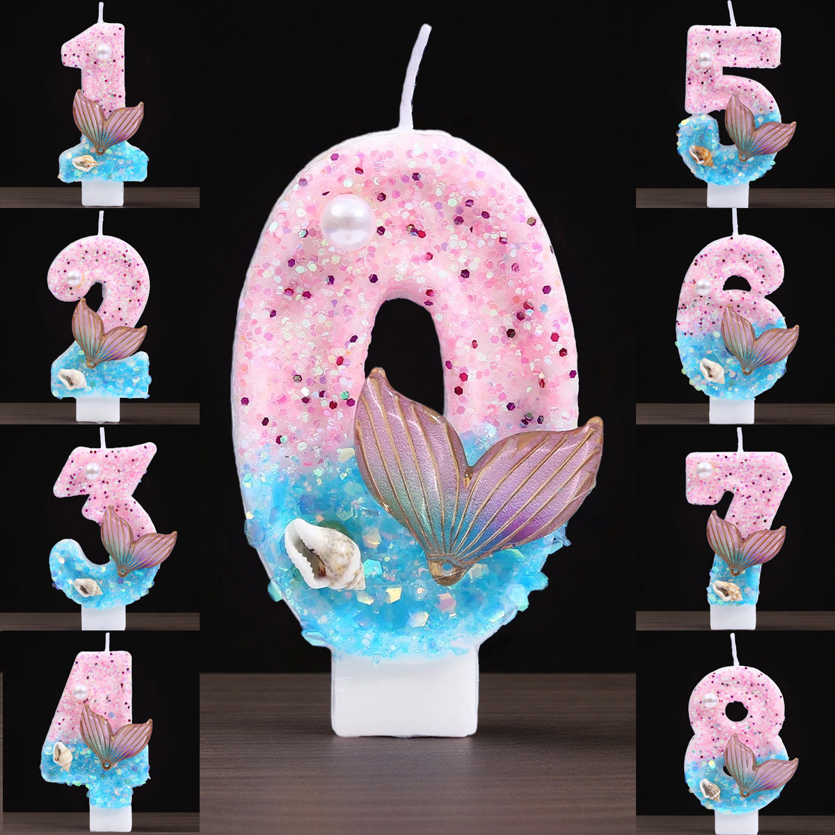 Gradient Blue Shell Pearl Crea – обзор и цена Candle Supplies Free Shipping