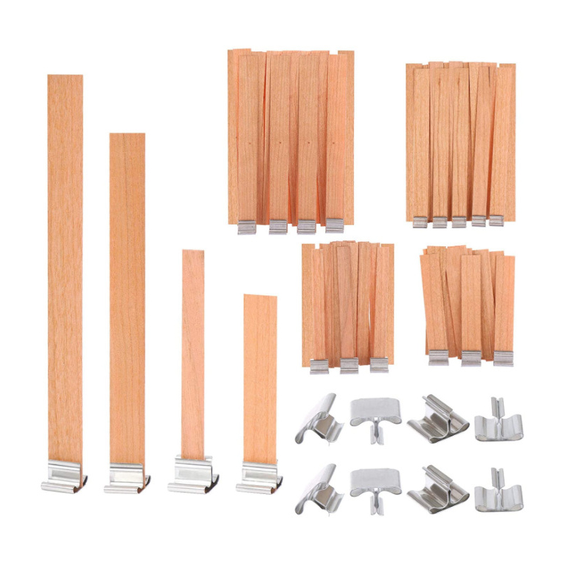 30/50pcs Wooden Candle Wick Se – обзор и цена Candle Making Supplies Jars
