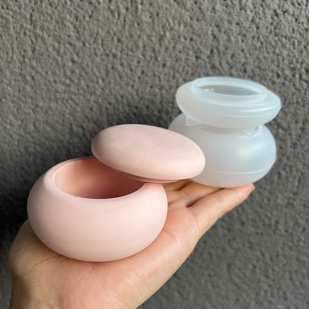 Round Storage Box Silicone Mol – обзор и цена Candle Supplies Jars