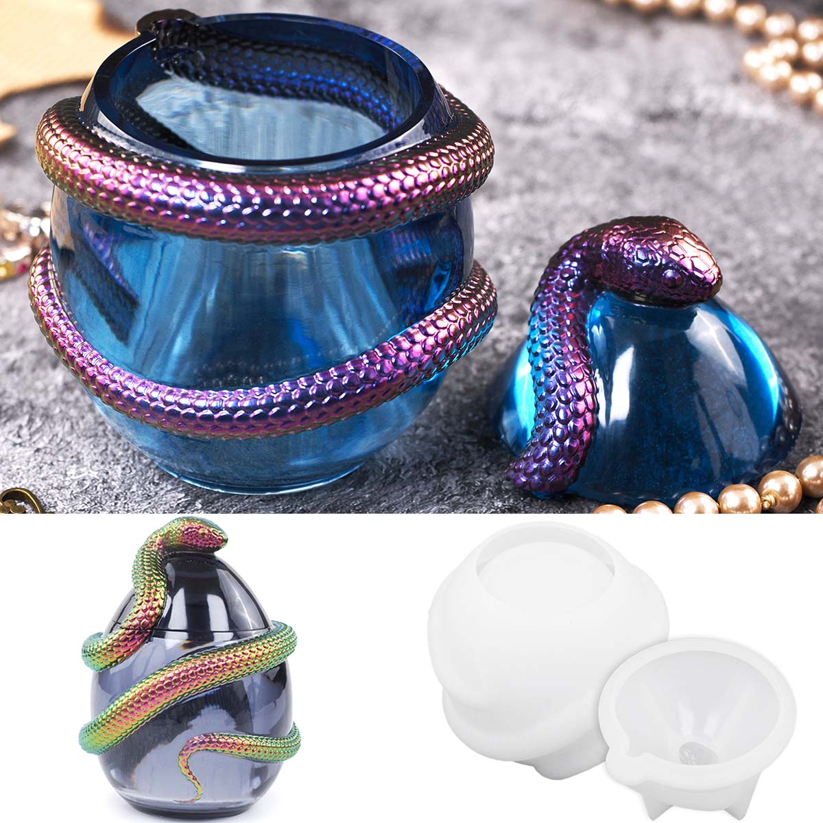 Snake Egg with Lid Candle Jar  – обзор и цена Candle Making Supplies Jars