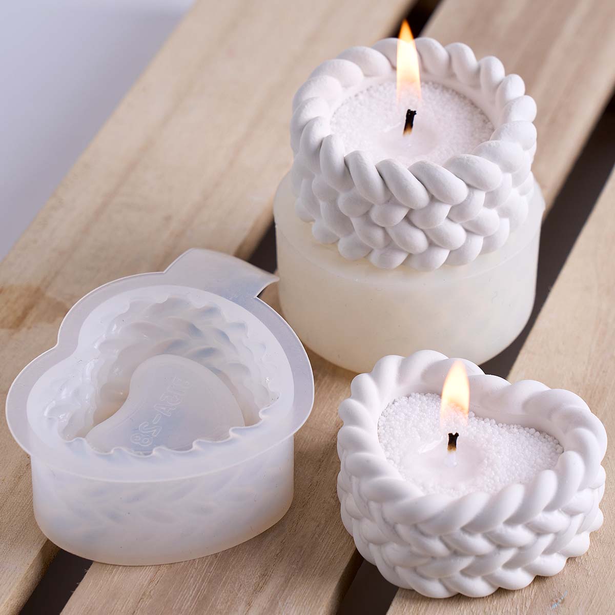 Mini Weaving Shape Candle Jar  – обзор и цена Candle Making Supplies Jars