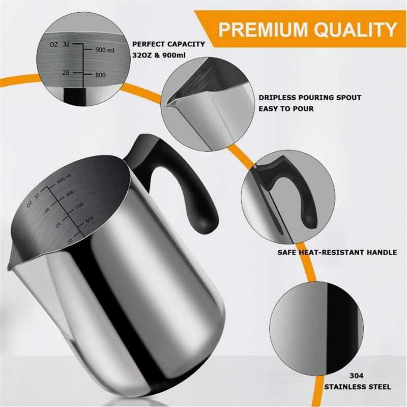 A24F-304 Stainless Steel Wax M – обзор и цена Candle Making Supplies Jars