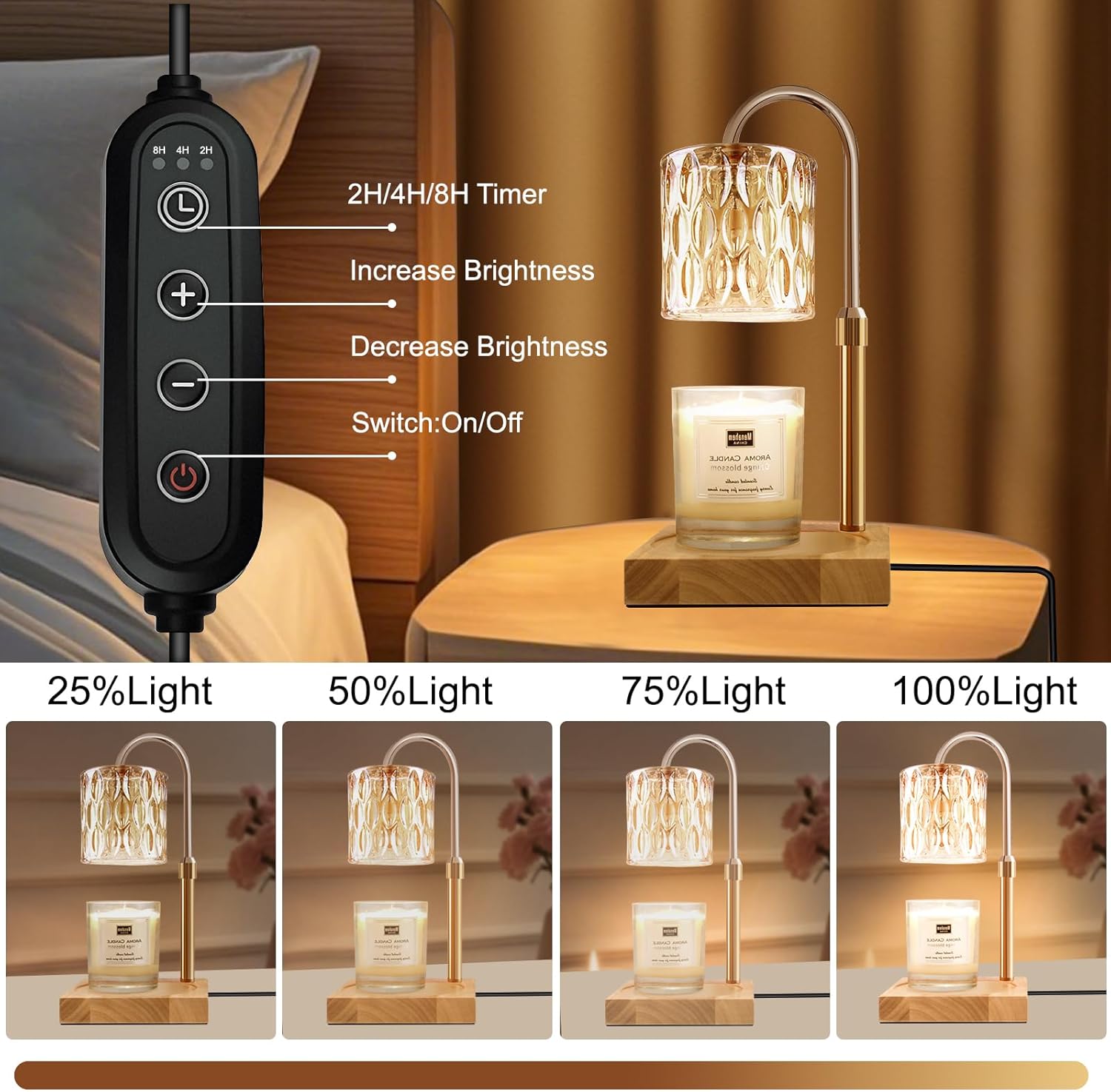 Adjustable Candle Warmer Lamp  – обзор и цена Candle Supplies Free Shipping