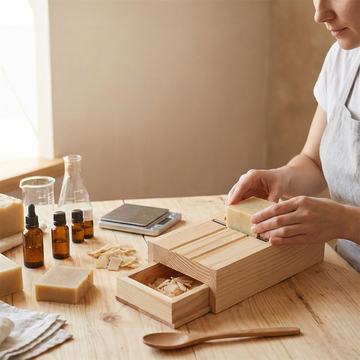 Soap Planer Cutter Drawer Box  – обзор и цена Candle Supplies Jars
