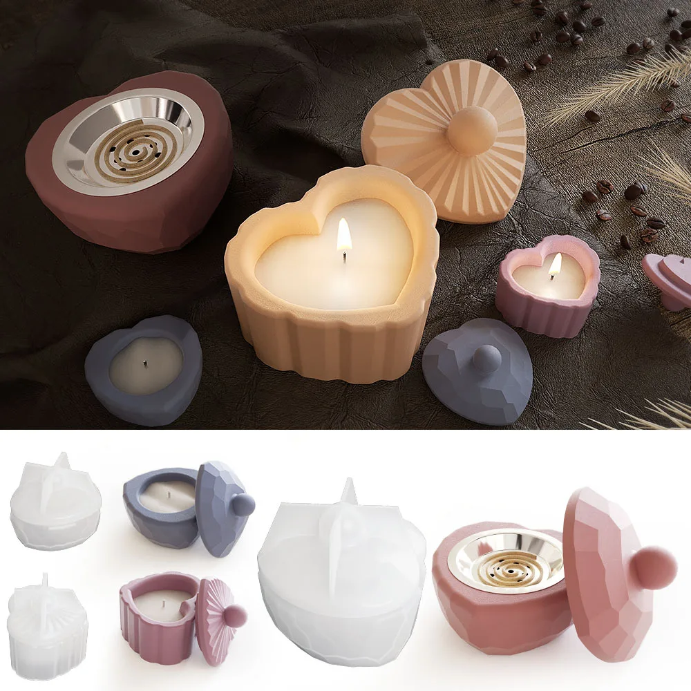 Strip Love Shape Candlestick M – обзор и цена Candle Supplies Jars