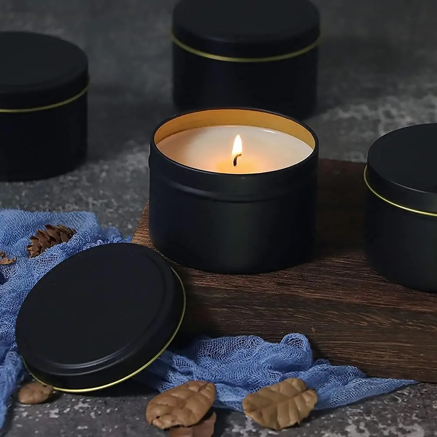 4oz/ 8oz Candle tins with lids – обзор и цена Candle Making Supplies Jars