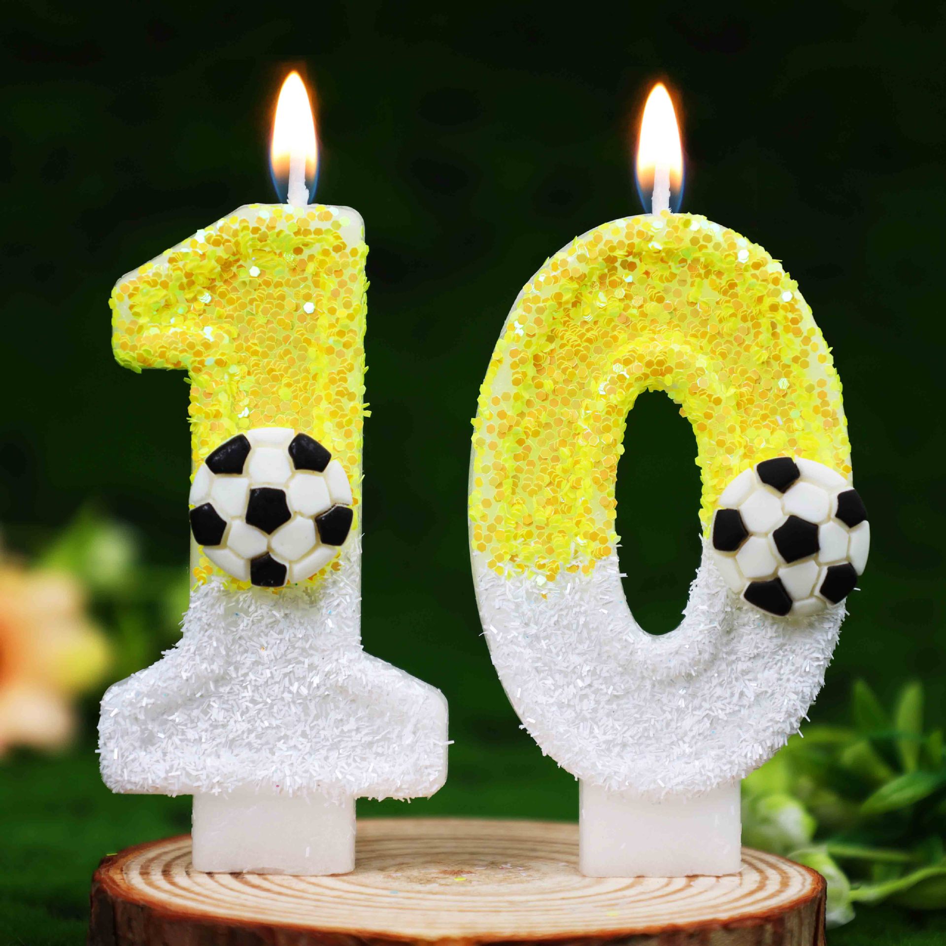 Yellow White Sequins Sports Fo – обзор и цена Candle Supplies Free Shipping