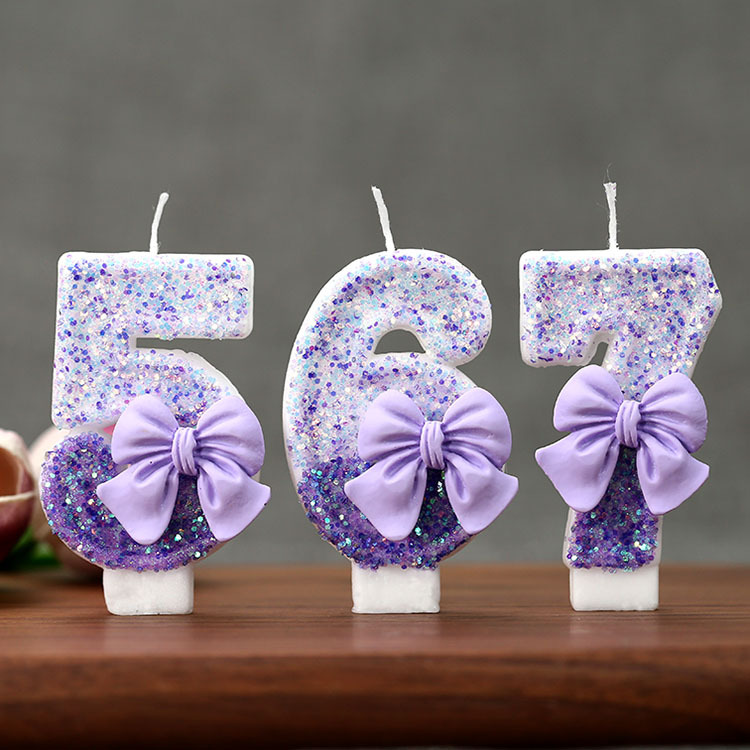 Creative Glitter Gradual Purpl – обзор и цена Candle Supplies Free Shipping