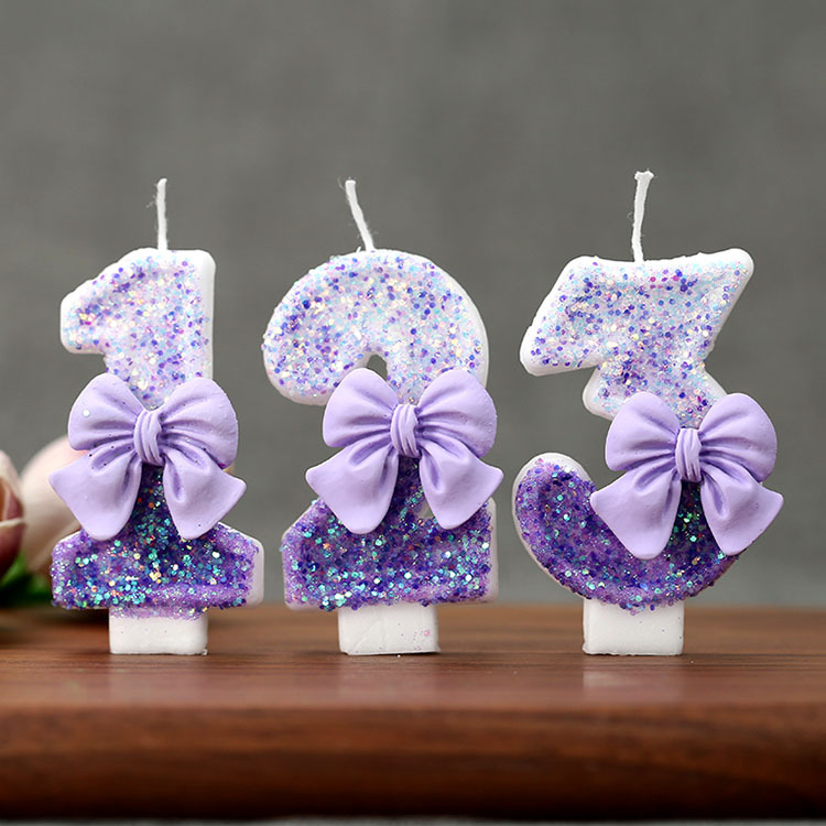 Creative Glitter Gradual Purpl – обзор и цена Candle Supplies Free Shipping