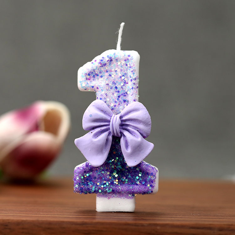 Creative Glitter Gradual Purpl – обзор и цена Candle Supplies Free Shipping