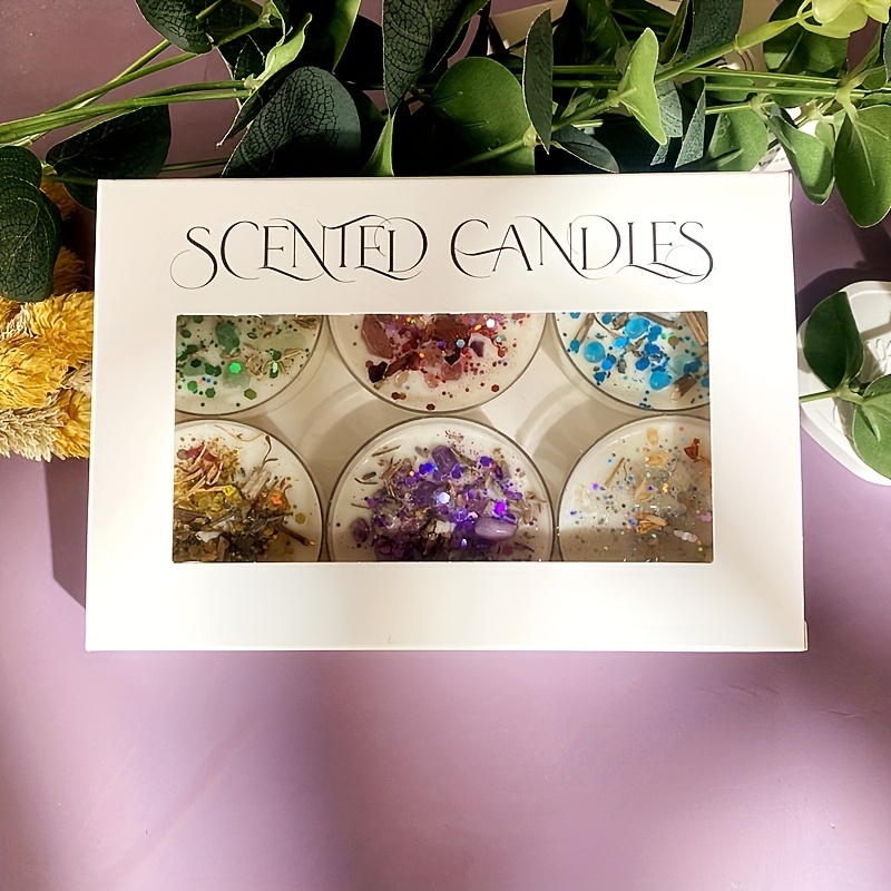 Set of 6 Scented Candles Fragr – обзор и цена Candle Supplies Free Shipping