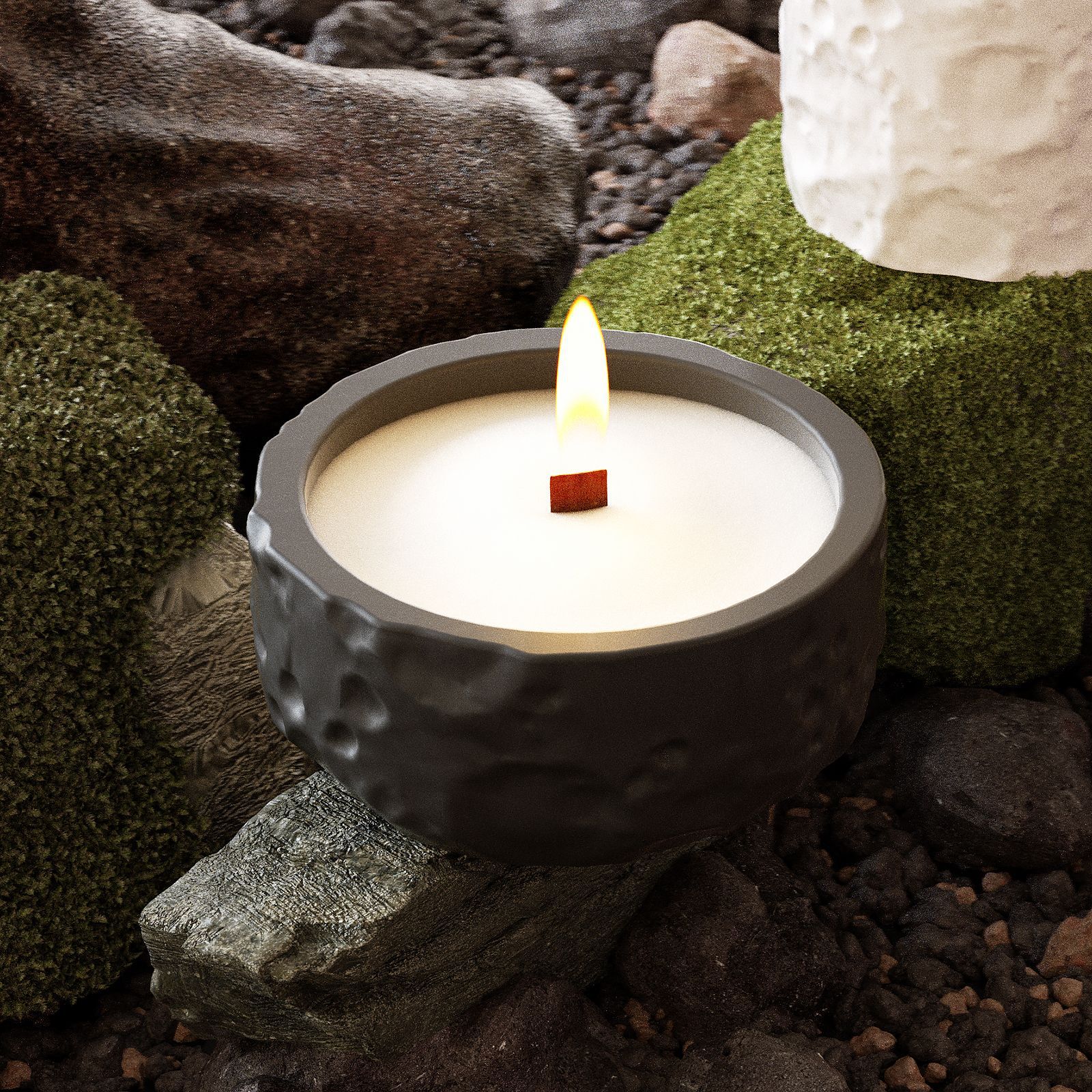 Lunar Texture Candle Jar Silic – обзор и цена Candle Making Supplies Jars