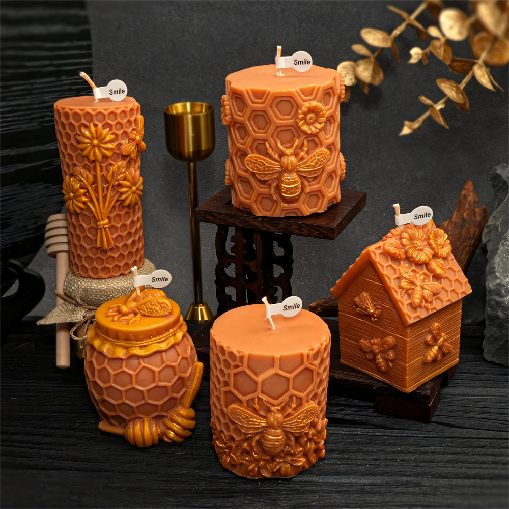 Honeycomb Pillar Candle Mold B – обзор и цена Candle Supplies Jars