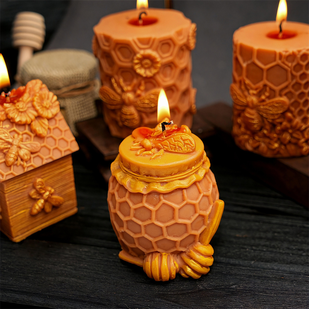 Honeycomb Pillar Candle Mold B – обзор и цена Candle Supplies Jars
