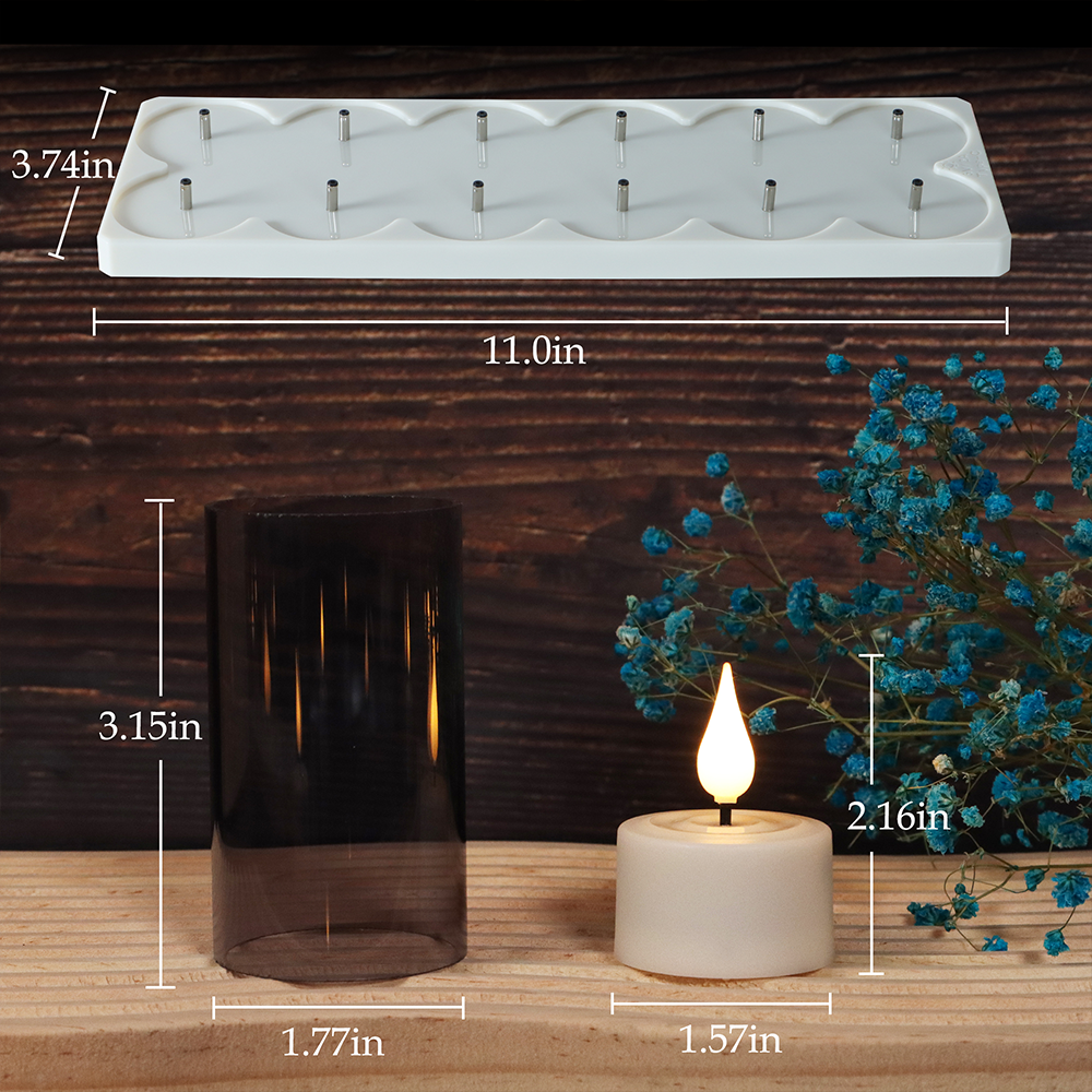 LED Candle Light Rechargeable  – обзор и цена Candle Supplies Free Shipping