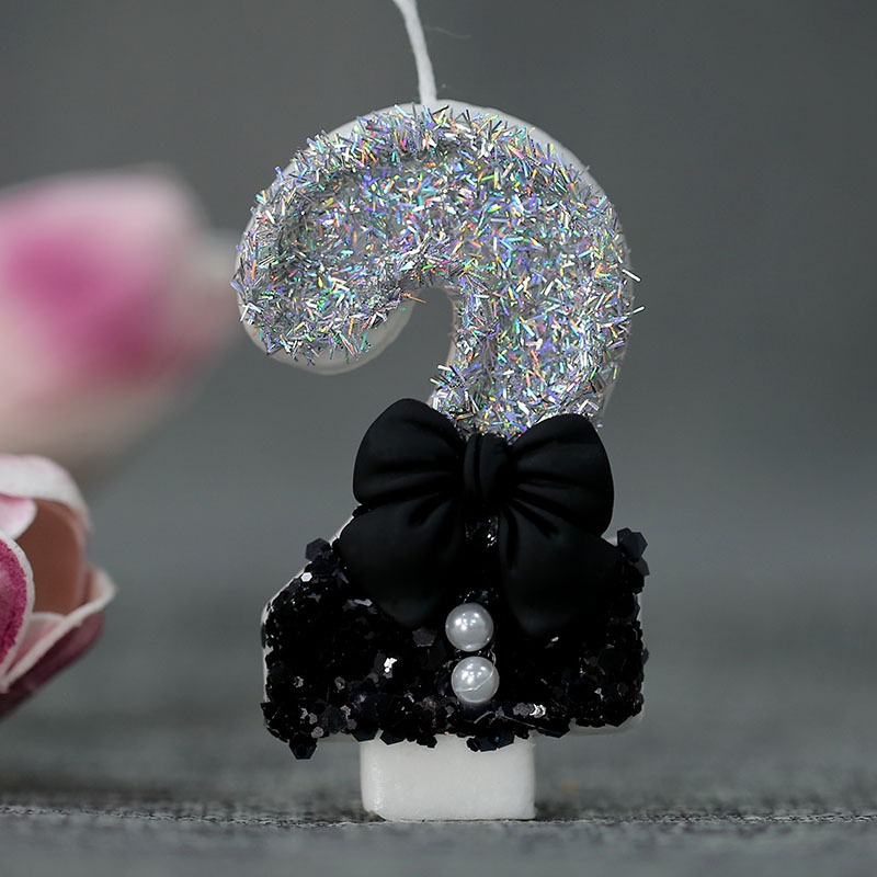 Midnight Bow & Pearl 0-9 Numbe – обзор и цена Candle Supplies Free Shipping