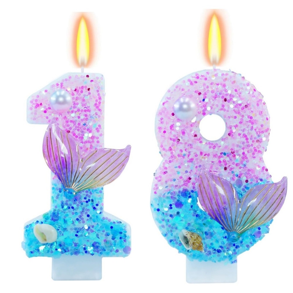 Mermaid Themed Birthday Candle – обзор и цена Candle Supplies Free Shipping