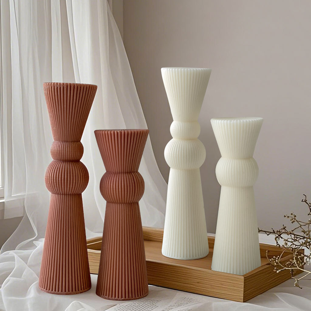 DIY Long Rod Striped Pillar Ca – обзор и цена Candle Supplies Free Shipping