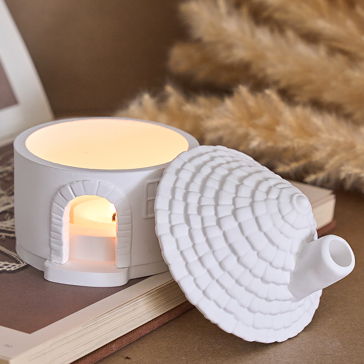 3D House Incense Stove Silicon – обзор и цена Candle Making Supplies Jars