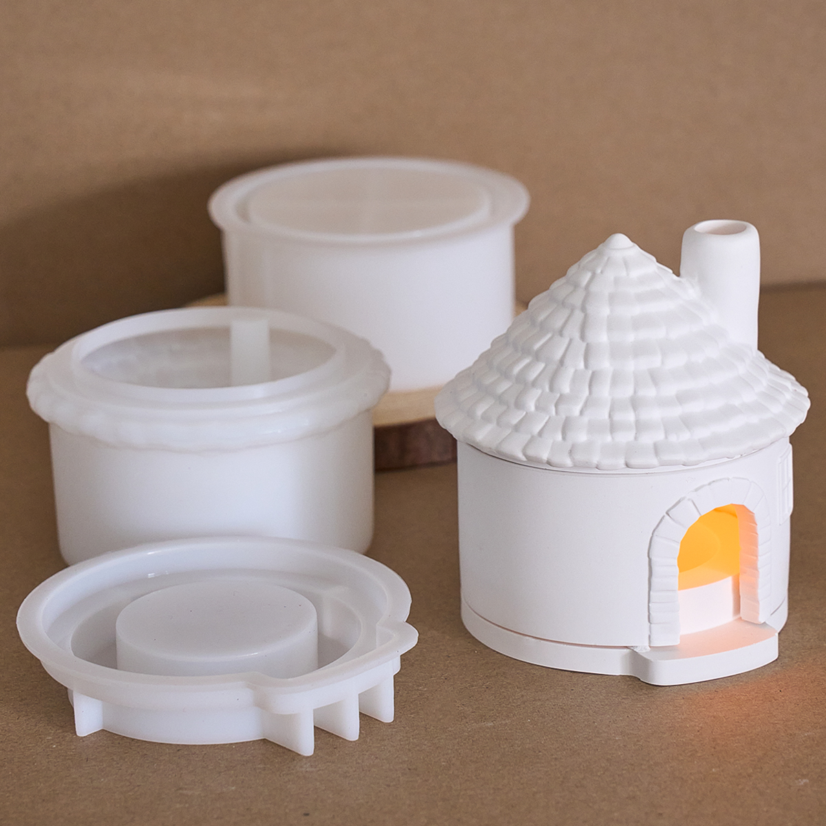 3D House Incense Stove Silicon – обзор и цена Candle Making Supplies Jars